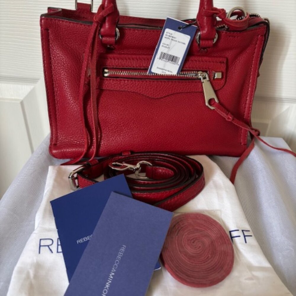 Rebecca Minkoff Micro Regan Satchel Scarlett - Picture 15 of 15